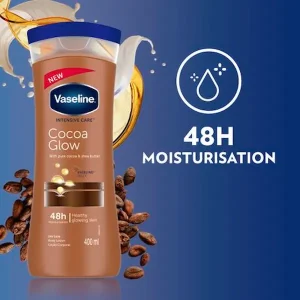 لوسیون بدن وازلین شکلاتی Cocoa Glow حجم 400 میل